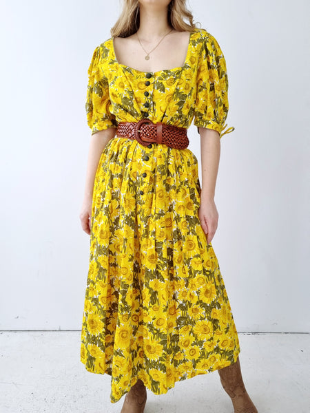 Vintage Sunflower Sportalm Dress