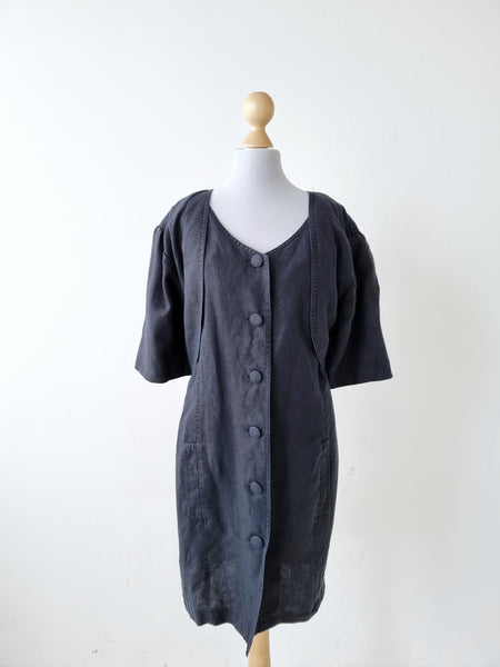 Vintage 90s Linen Dress