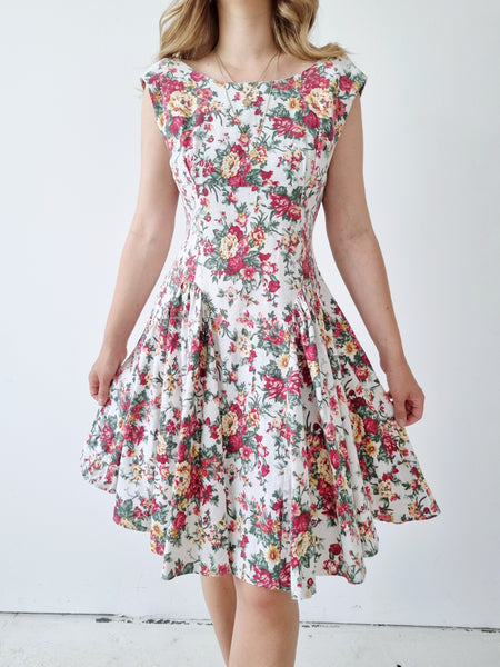 Vintage Handmade Flared Dress