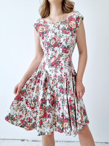 Vintage Handmade Flared Dress