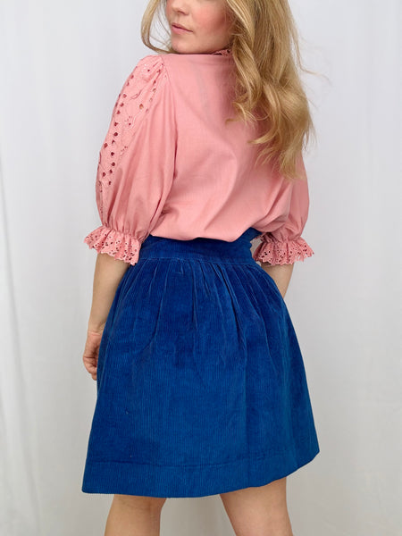 Vintage Handmade Corduroy Skirt