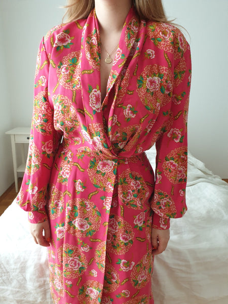  Silk Blossom Dress