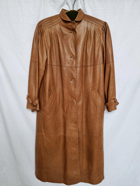 Vintage Buttery Soft Leather Coat