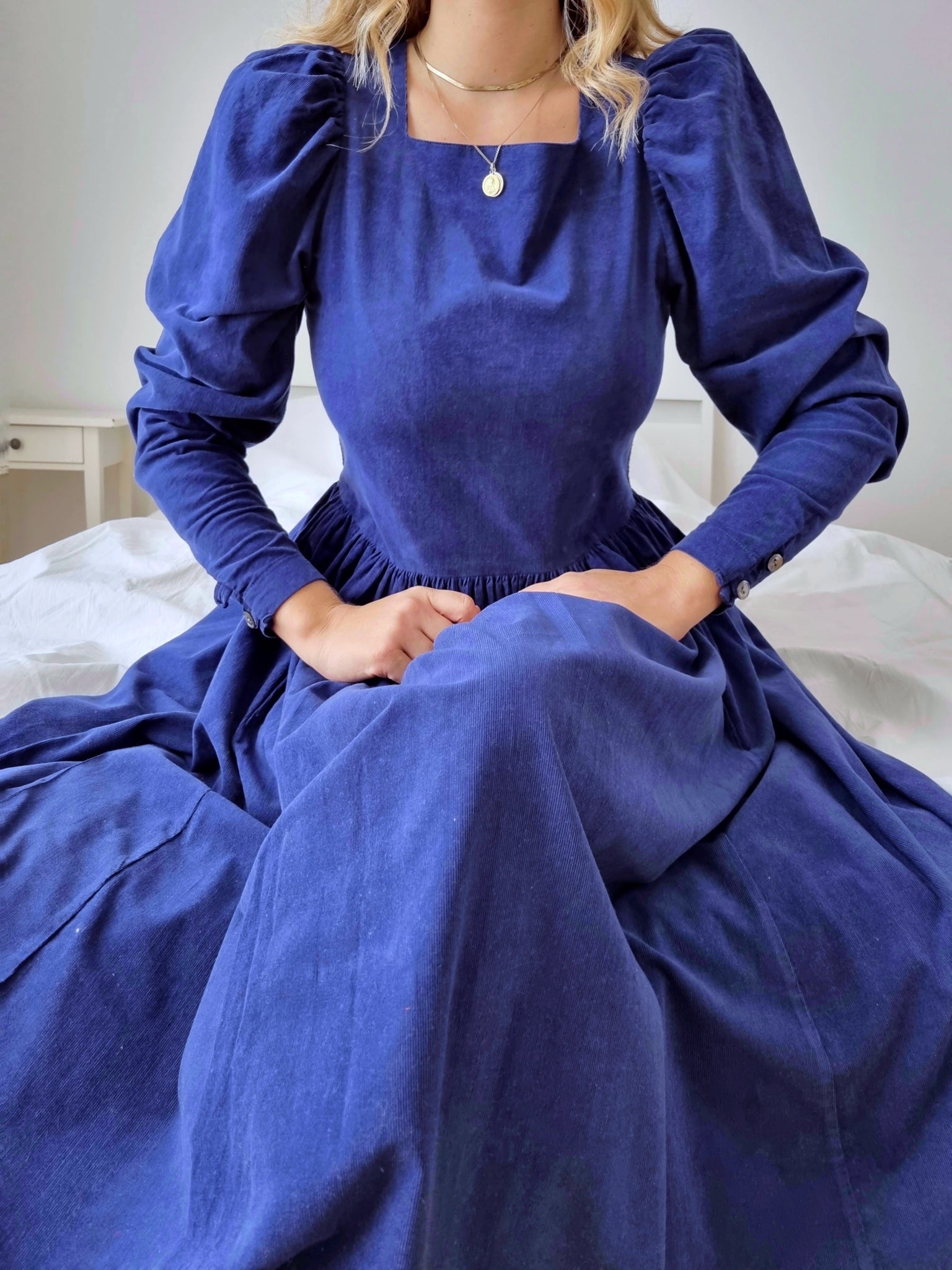 Vintage Laura Ashley Corduroy Dress