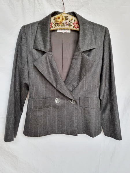 Vintage Yves Saint Laurent Grey Blazer