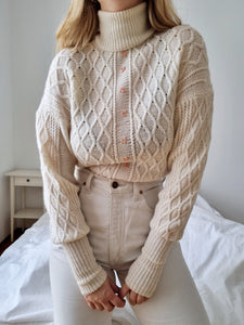 Vintage Handmade High Neck Pullover