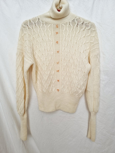 Vintage Handmade High Neck Pullover