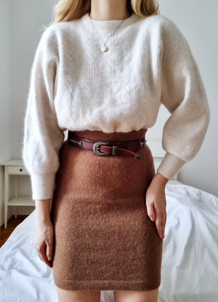 Vintage Soft Brown Skirt