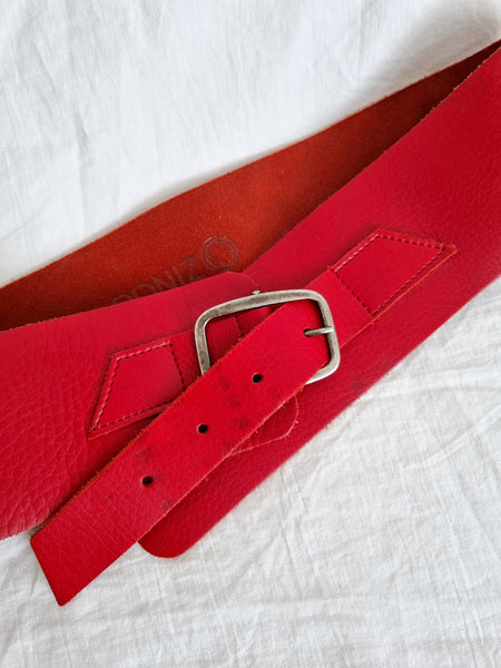 Red Big Waist Belt