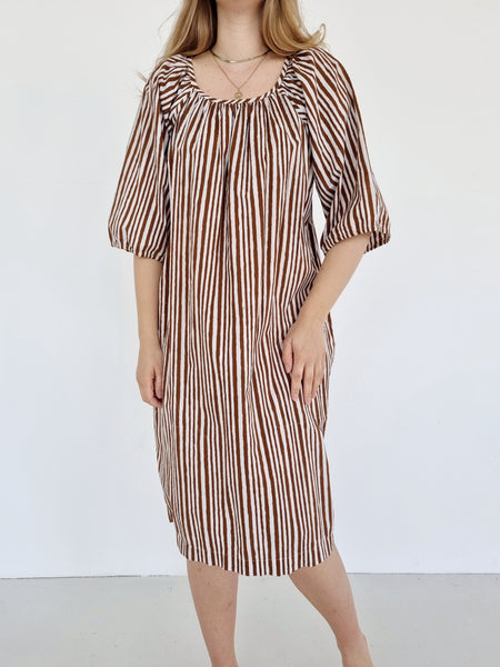 Vintage Yves Saint Laurent Striped Dress