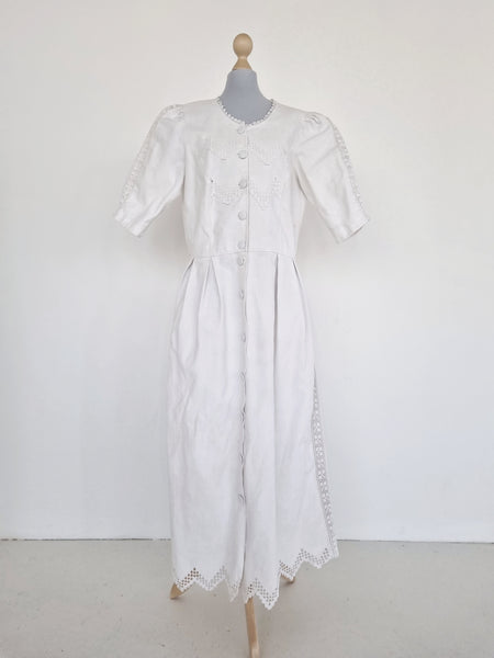 Vintage Antique Linen Dress