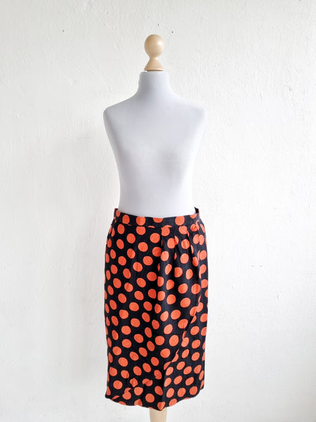 Handmade Lady Bug Pencil Skirt