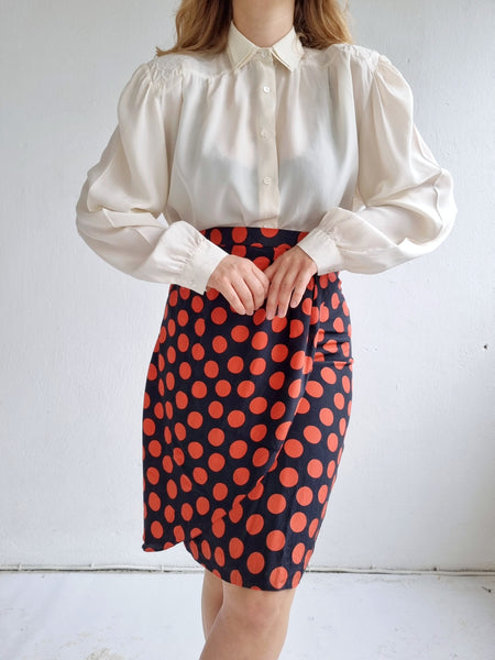 Handmade Lady Bug Pencil Skirt