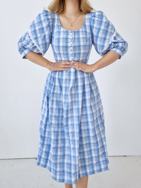 Vintage Puff Sleeve Dorothy Dress
