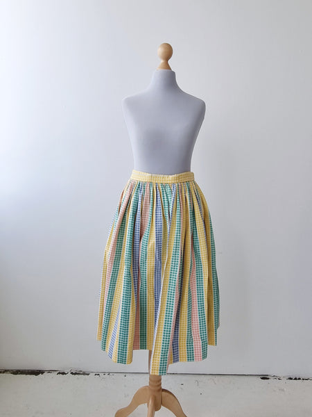 Handmade Pastel Midi Skirt (Special Price)