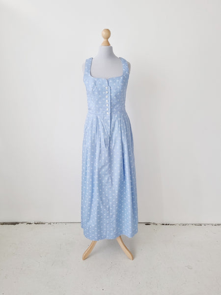 Vintage Light Blue Corset Dress