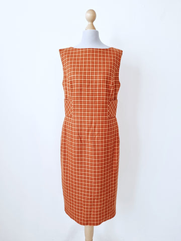 Vintage Sartorial Plaid Dress