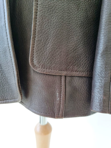 Vintage Tailored Leather Jacket