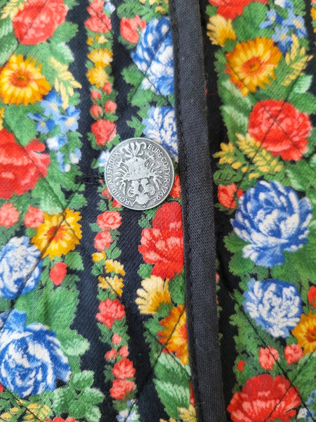 Vintage Quilted Floral Jacket