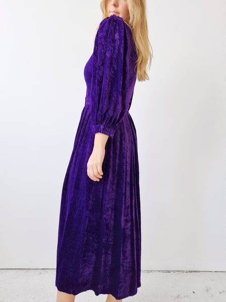 Vintage Velvet Purple Sportalm Dress