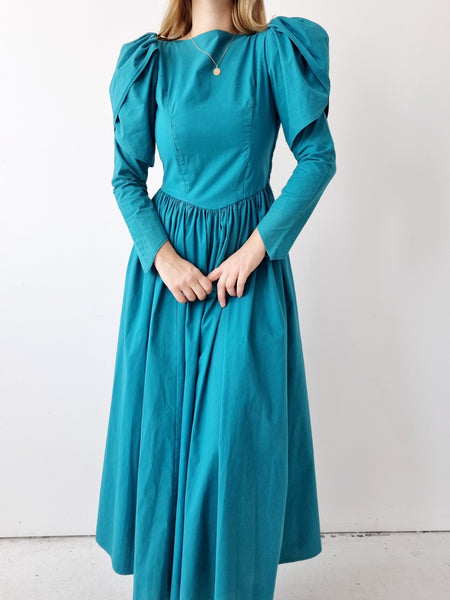 Vintage Laura Ashley Tulip Sleeve Dress