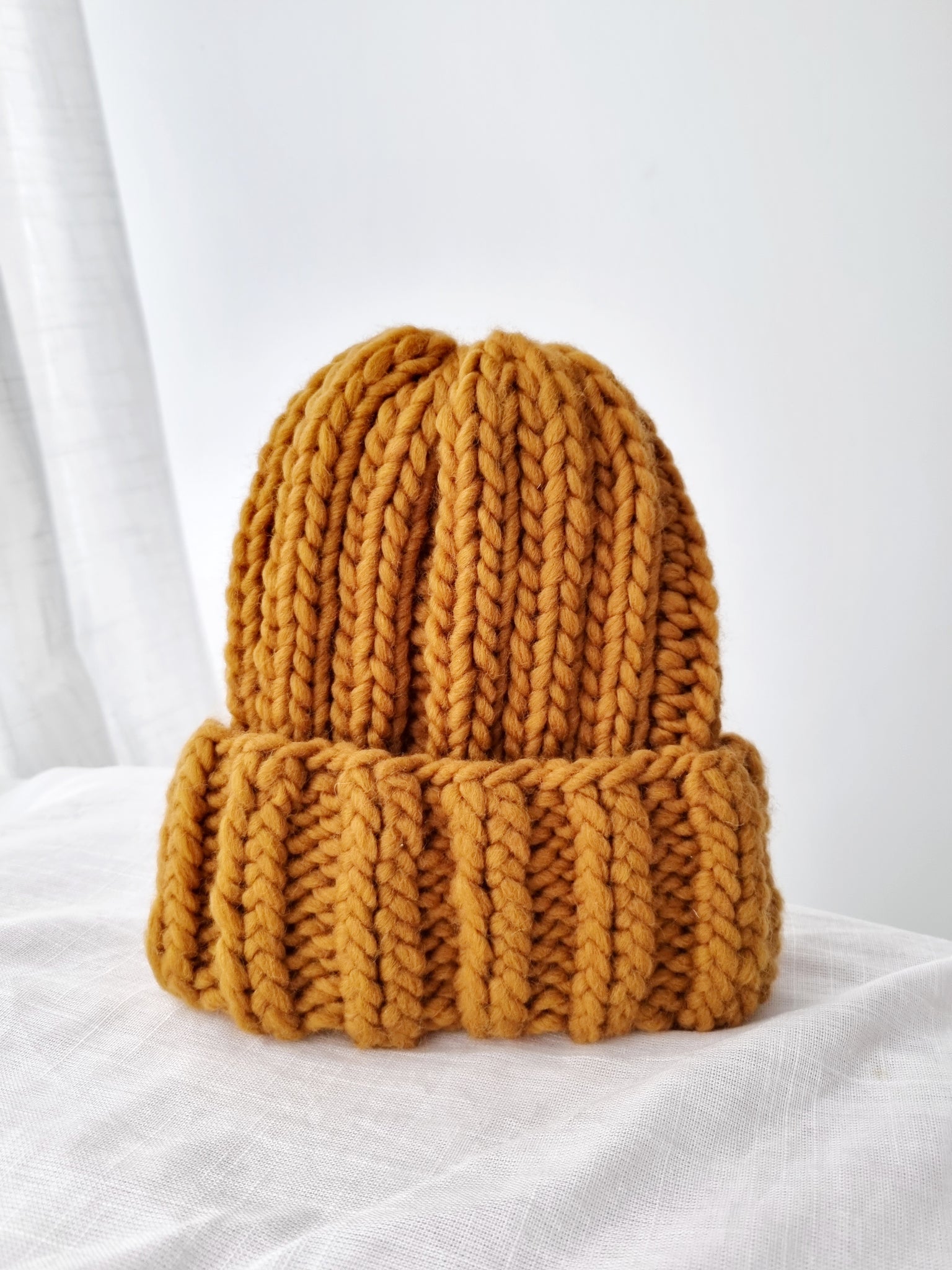Handmade Chunky Caramel Hat