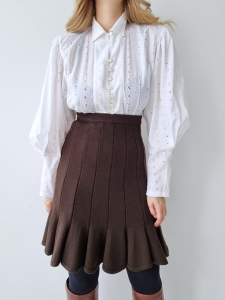 Luisa Spagnoli Wool Skirt