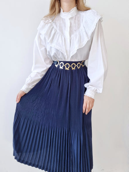 Vintage Handmade Plissee Skirt