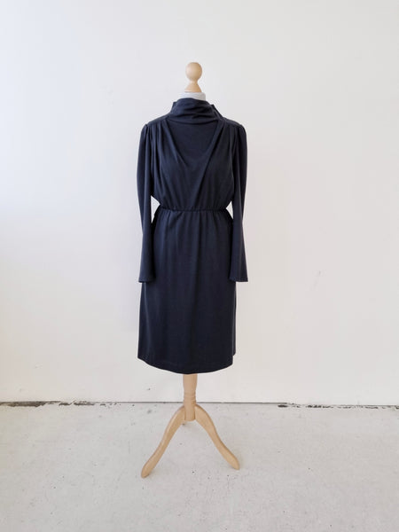 Vintage Black Tailored Dress