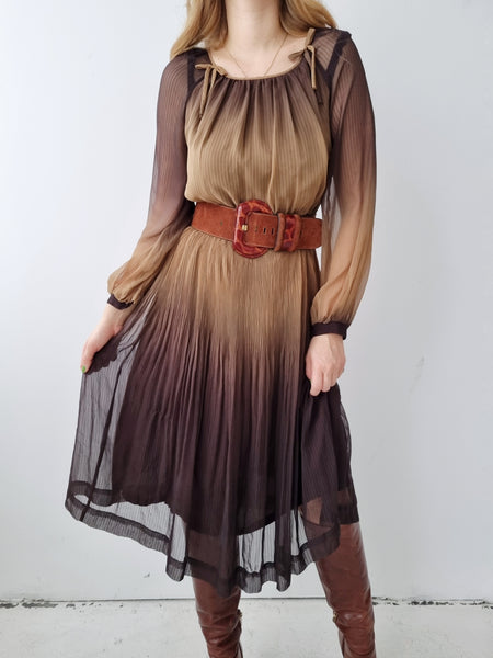 Vintage Handmade Ombre Dress