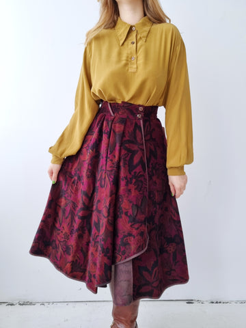 Vintage Deadstock Corduroy Skirt