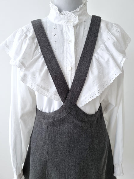 Vintage Handmade Grey Skirt