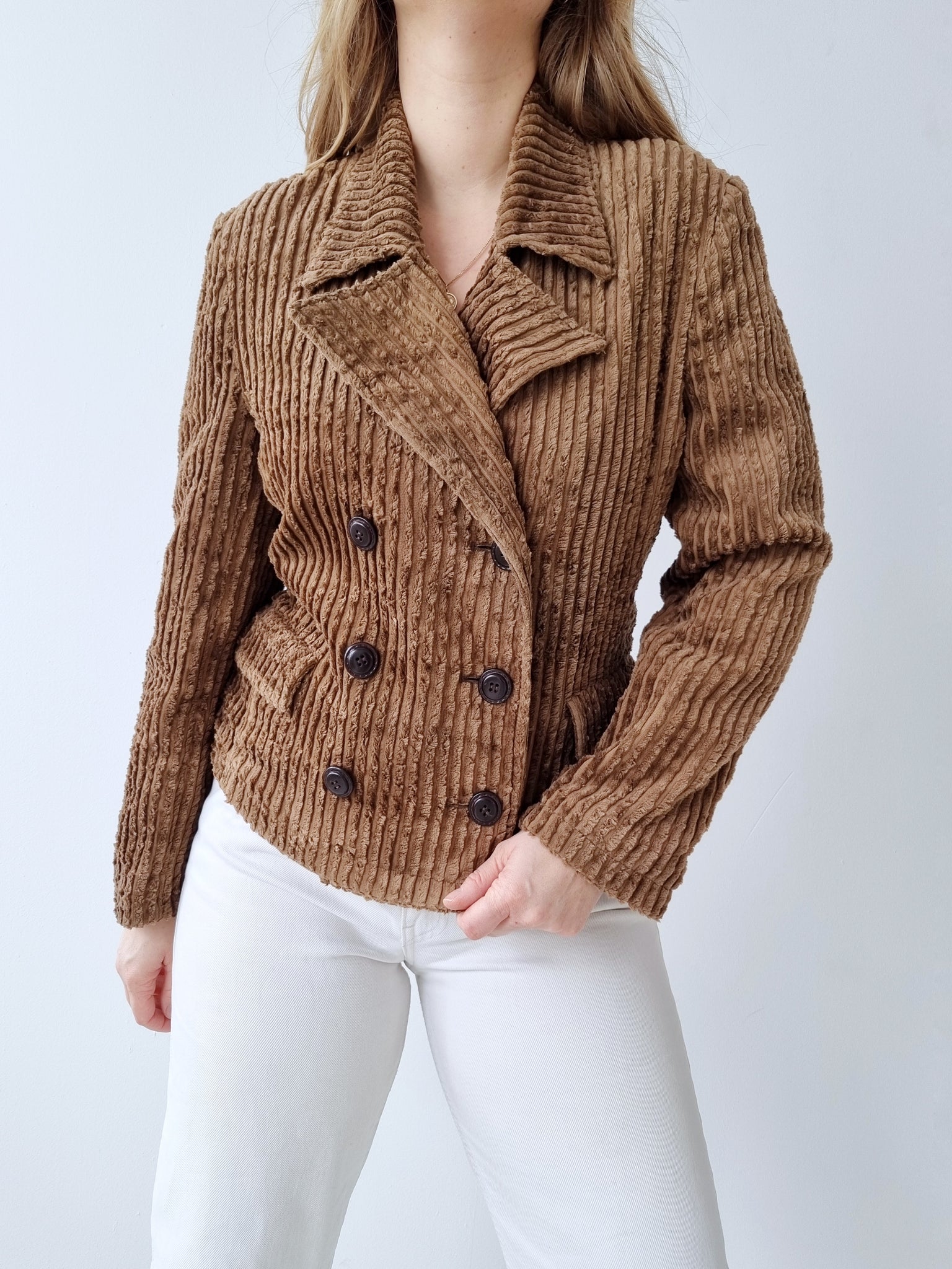 Soft Brown Corduroy Jacket