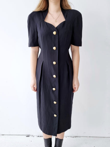 Vintage Black Liz Claiborne Dress