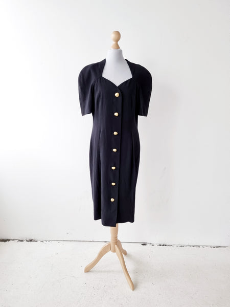 Vintage Black Liz Claiborne Dress