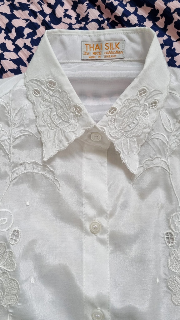 Shop Online Thai Silk Navy Designer Gown For Wedding Party