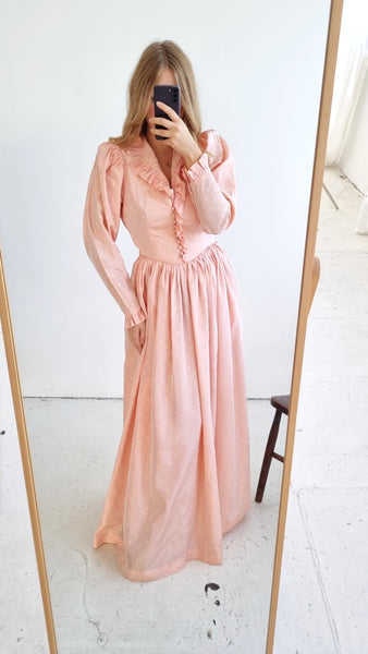 Vintage Pink Polka Dot Princess Dress