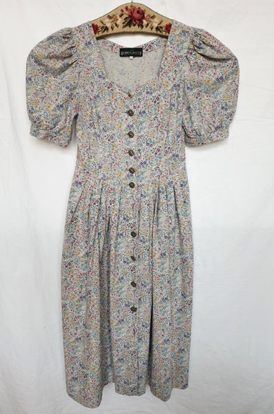  Vintage Fairy Forest Maxi Dress